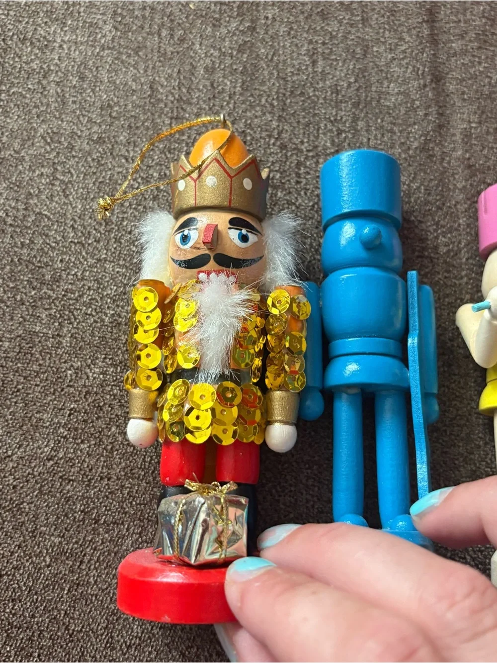 Vintage Mini Nutcracker Set Ornaments Radio City Music Hall Christmas Holiday